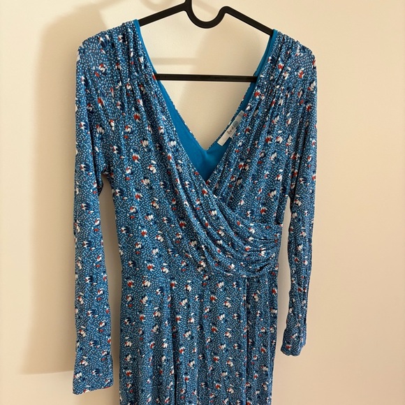 Boden Georgia Floral Faux Wrap Dress - Picture 12 of 12